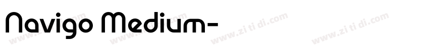 Navigo Medium字体转换